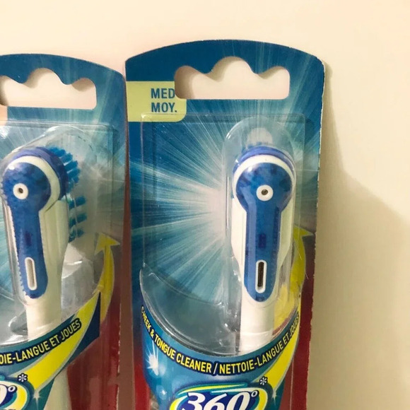 3 Packs Colgate 360 Whole Mouth Clean  Soft Replacement Heads 2 Soft 1 Med - Picture 6 of 12